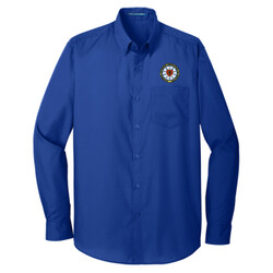 W100 - N124E003 - EMB - Long Sleeve Poplin Shirt